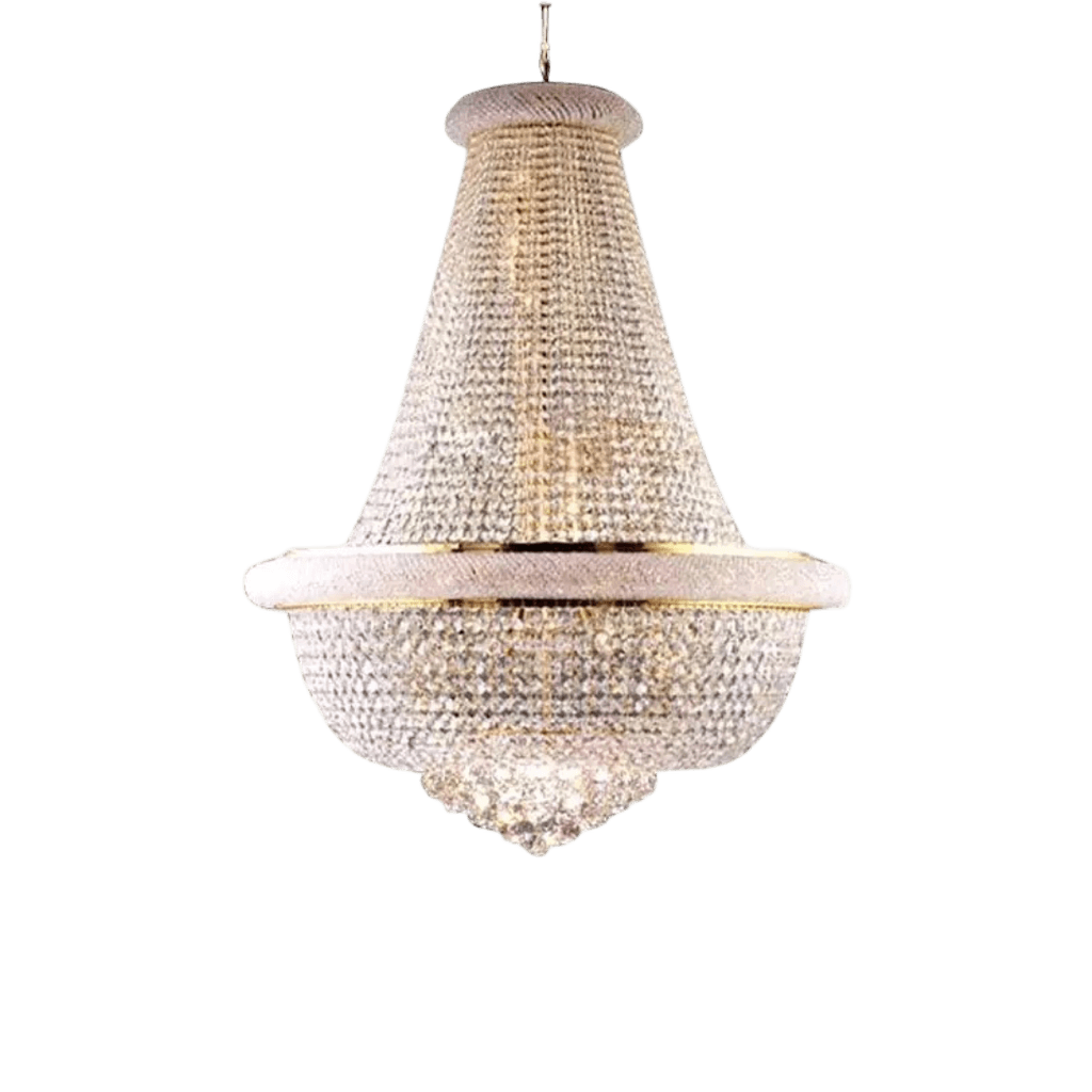 Crystal chandelier for wedding reception design